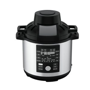 Duet Air Fryer, Electric Pressure Cooker & Grill Combo with 2 Removable Lids, Slow Cook, Sears, Sautés
