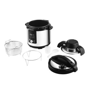 Duet Air Fryer, Electric Pressure Cooker & Grill Combo with 2 Removable Lids, Slow Cook, Sears, Sautés - 图片 3